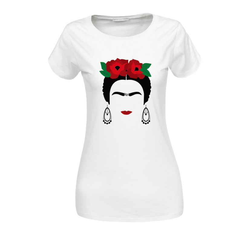 Rózsás Frida | grafikás női pamutpóló