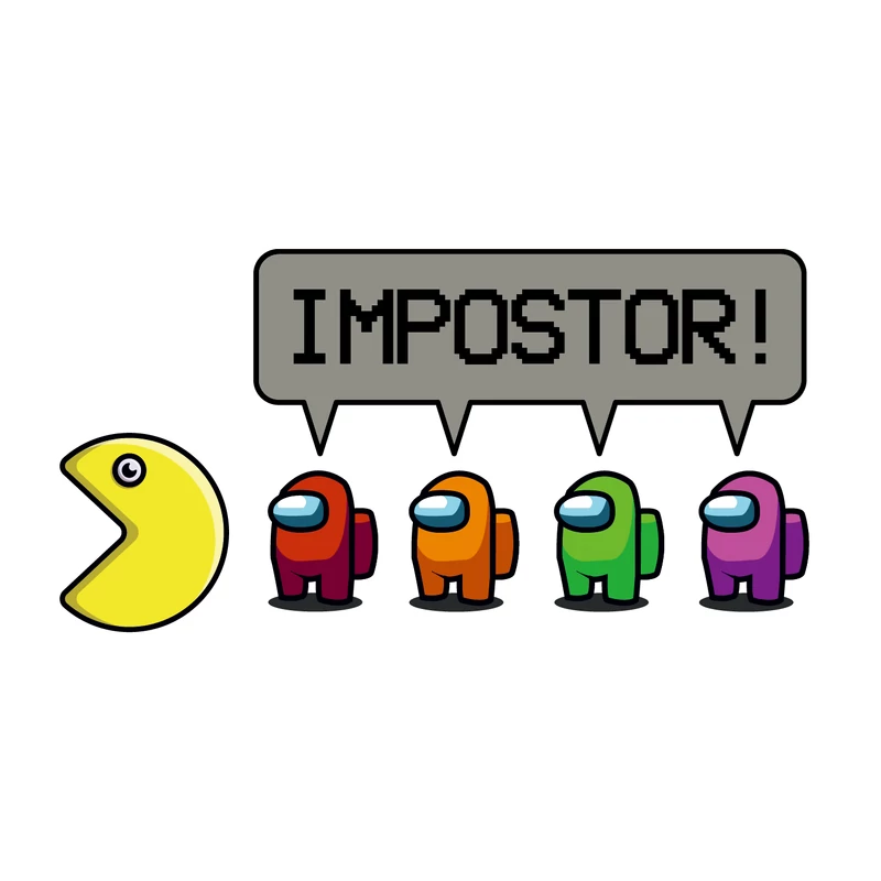 IMPOSTOR! | mintás Among us fiú póló