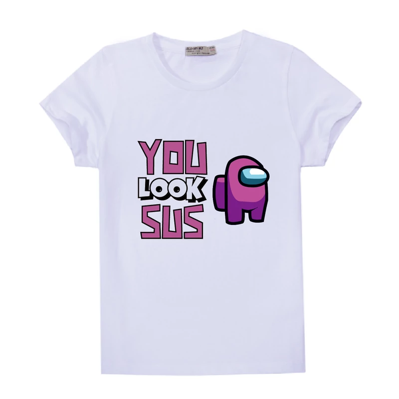 YOU LOOK SUS | mintás Among us fiú póló