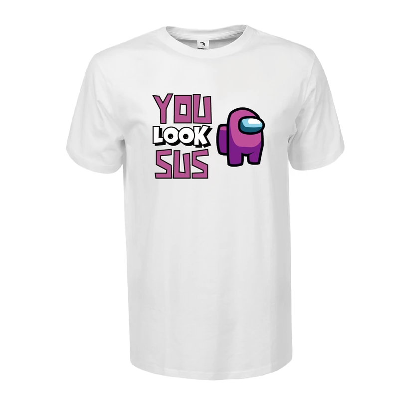 YOU LOOK SUS | mintás Among us férfi póló
