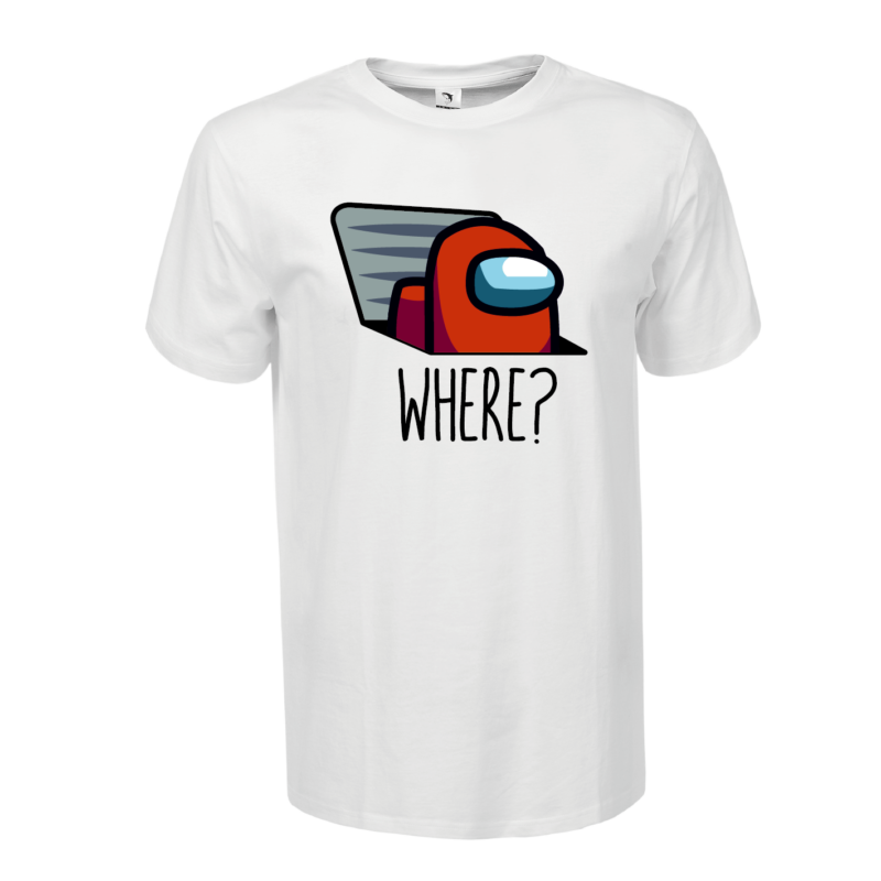 WHERE? | mintás Among us férfi póló