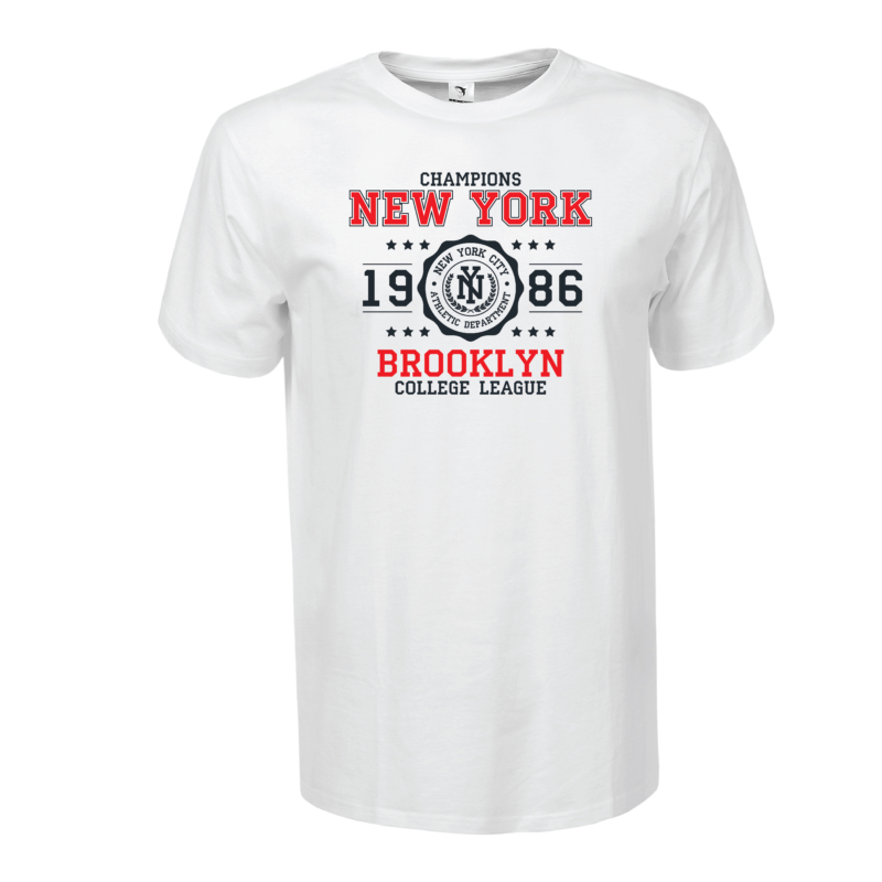 New York Champions | university stílusú férfi póló
