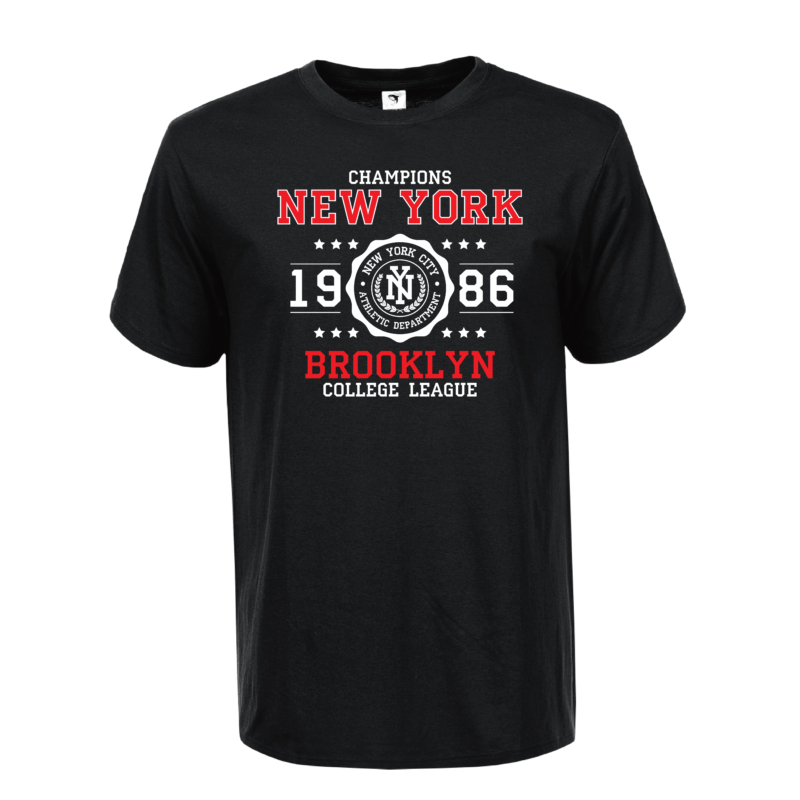 New York Champions | university stílusú férfi póló