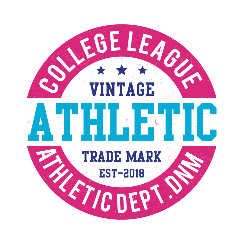 Athletic |vintage university stílusú lány póló