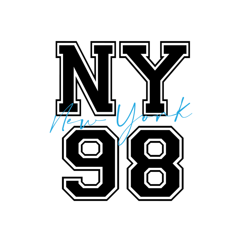 NY 98 |university stílusú fiú póló