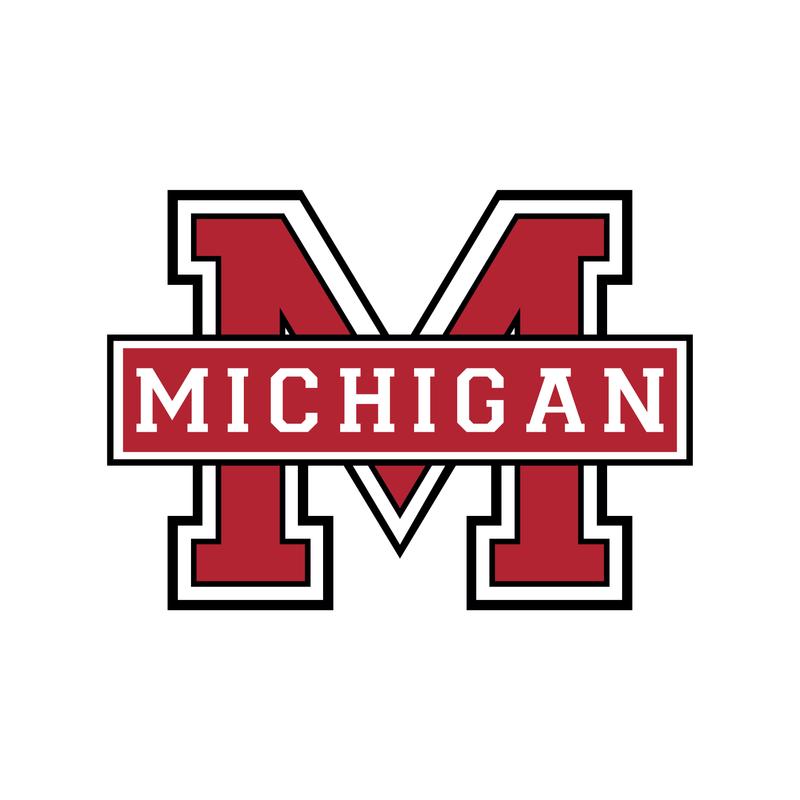 Michigan |university stílusú fiú póló