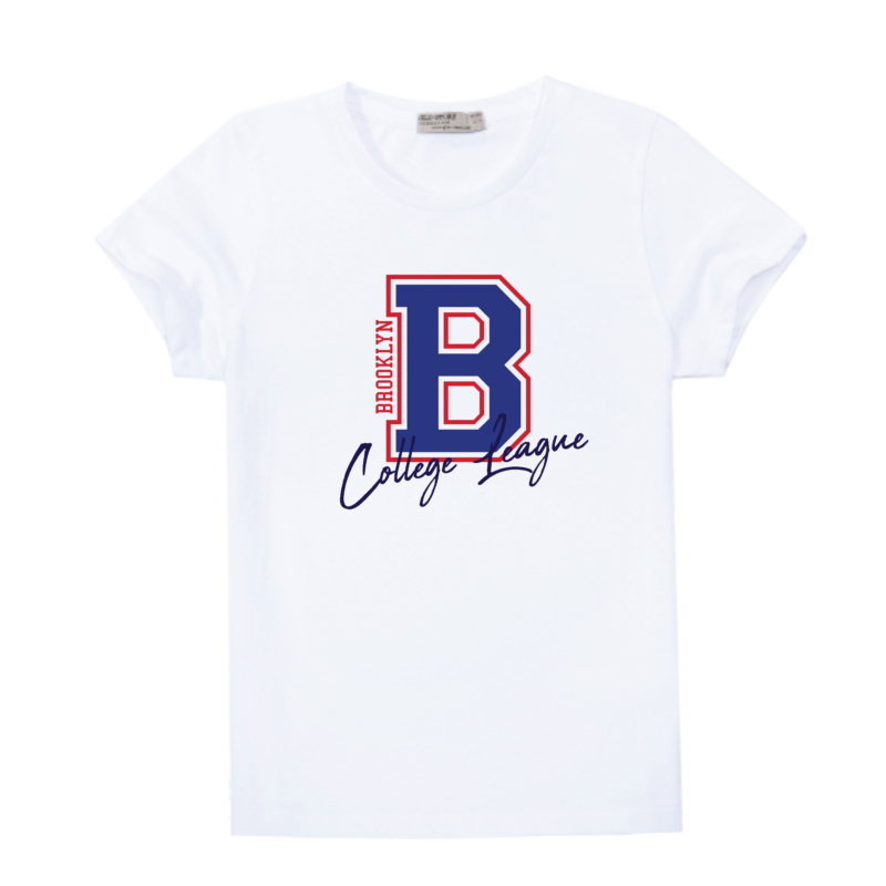 Brooklyn College League |university stílusú fiú póló