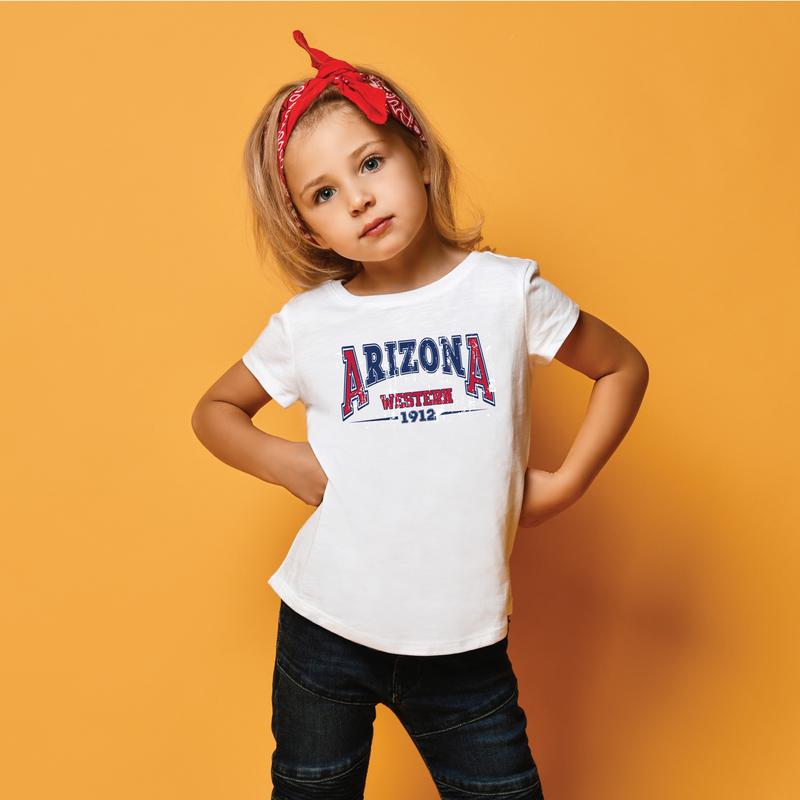 Arizona |vintage university stílusú lány póló