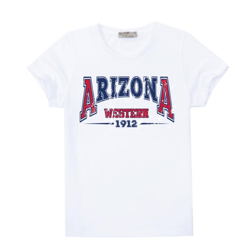 Arizona |vintage university stílusú lány póló