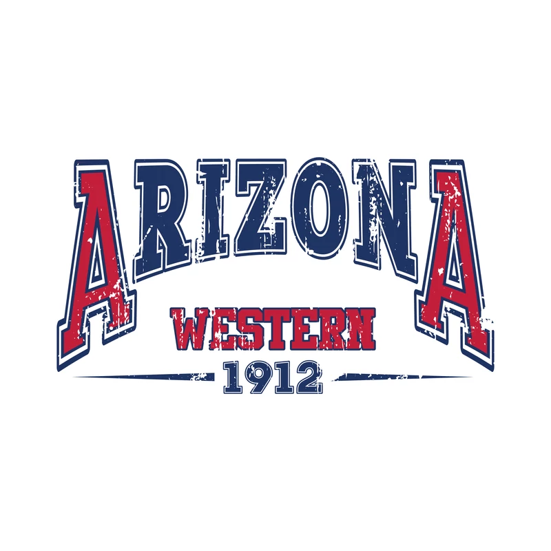 Arizona | vintage university stílusú női póló