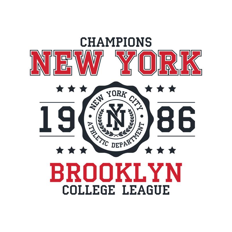 New York Champions | university stílusú női póló