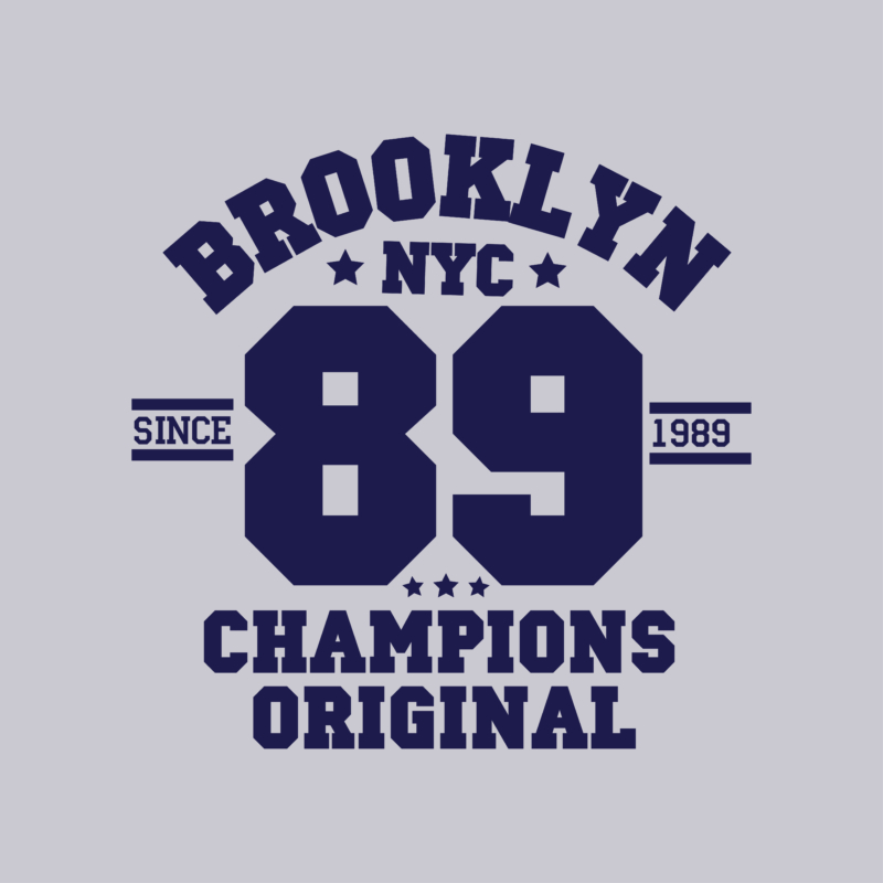 Brooklyn 89 |university stílusú női póló