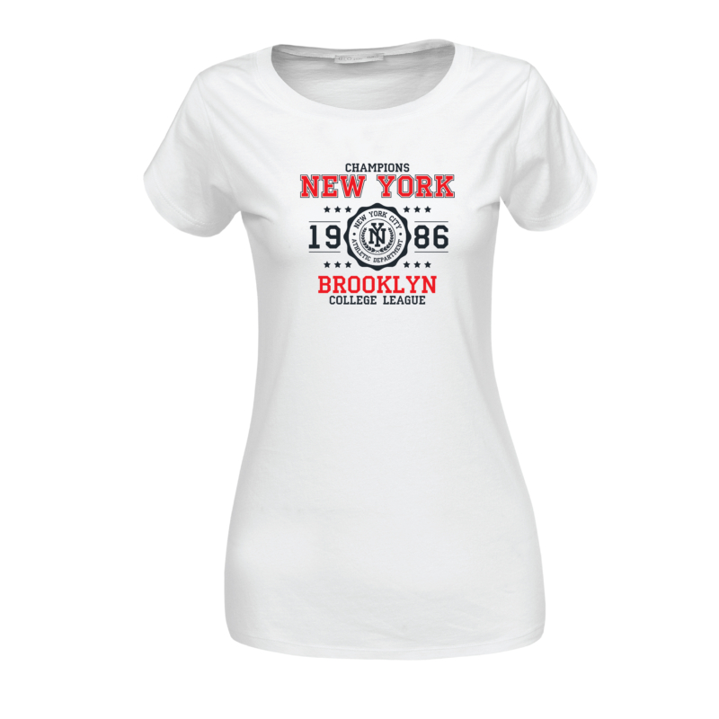 New York Champions | university stílusú női póló