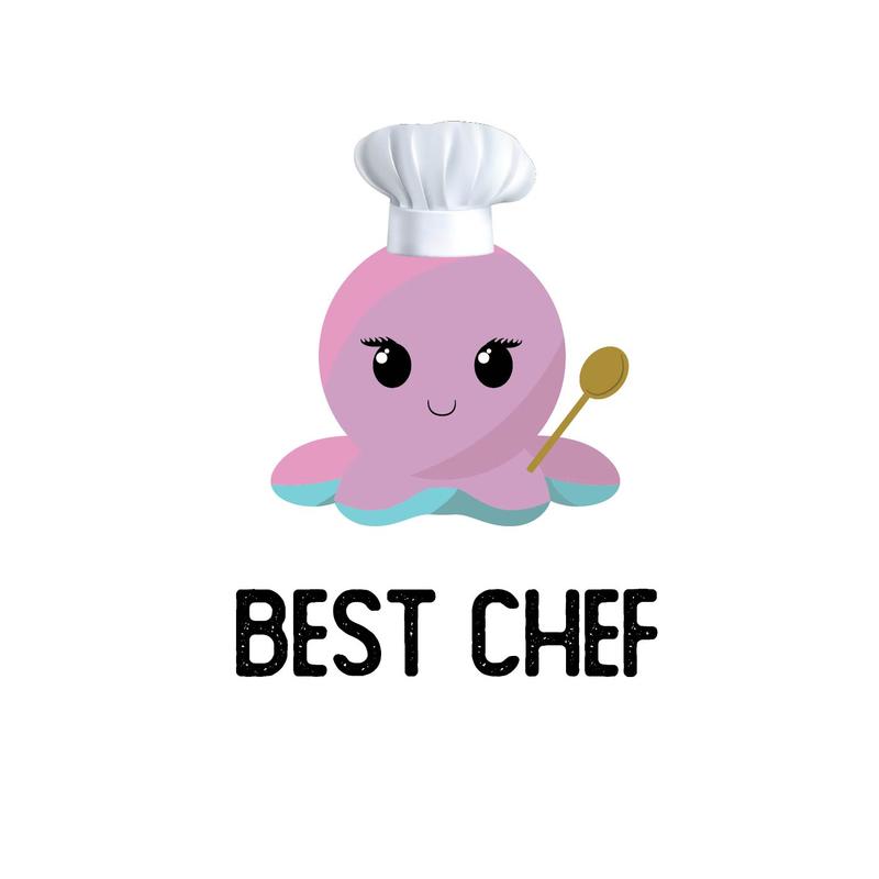 Best chef polip | grafikás páros pamutpóló