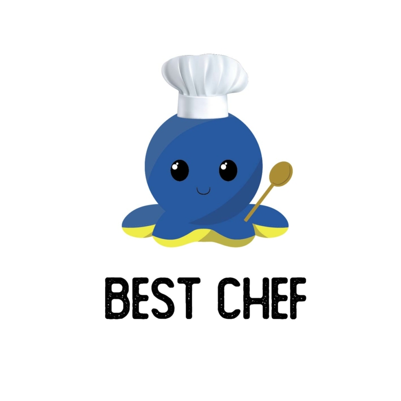 Best chef polip | grafikás páros pamutpóló