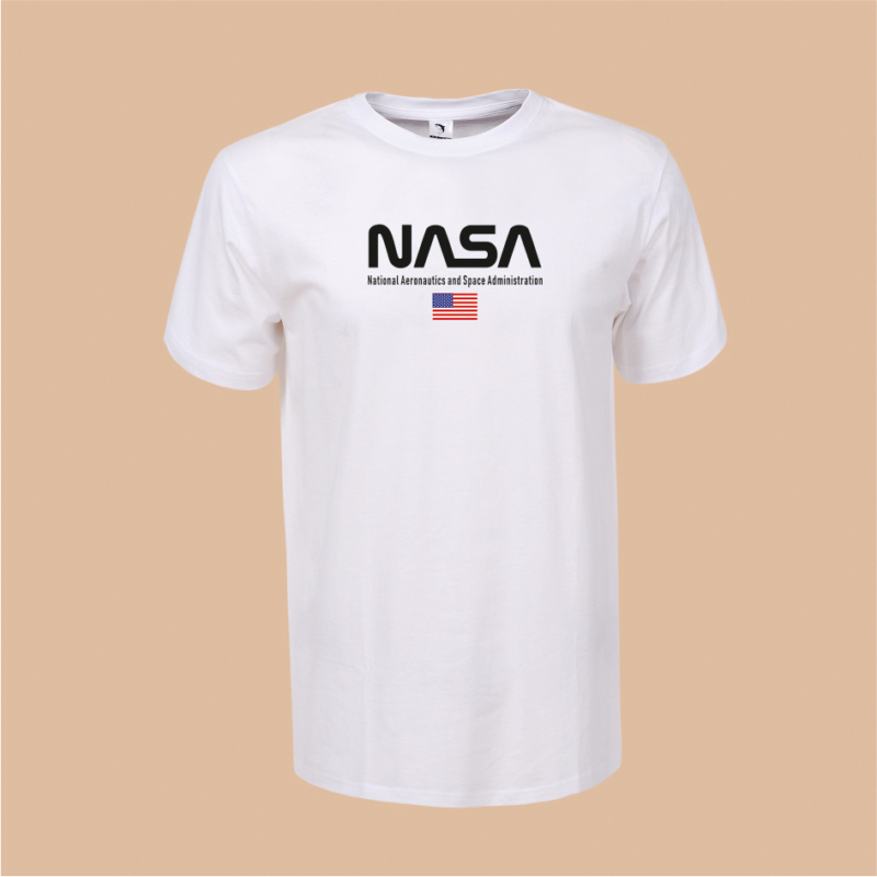 NASA & USA | grafikás férfi pamutpóló