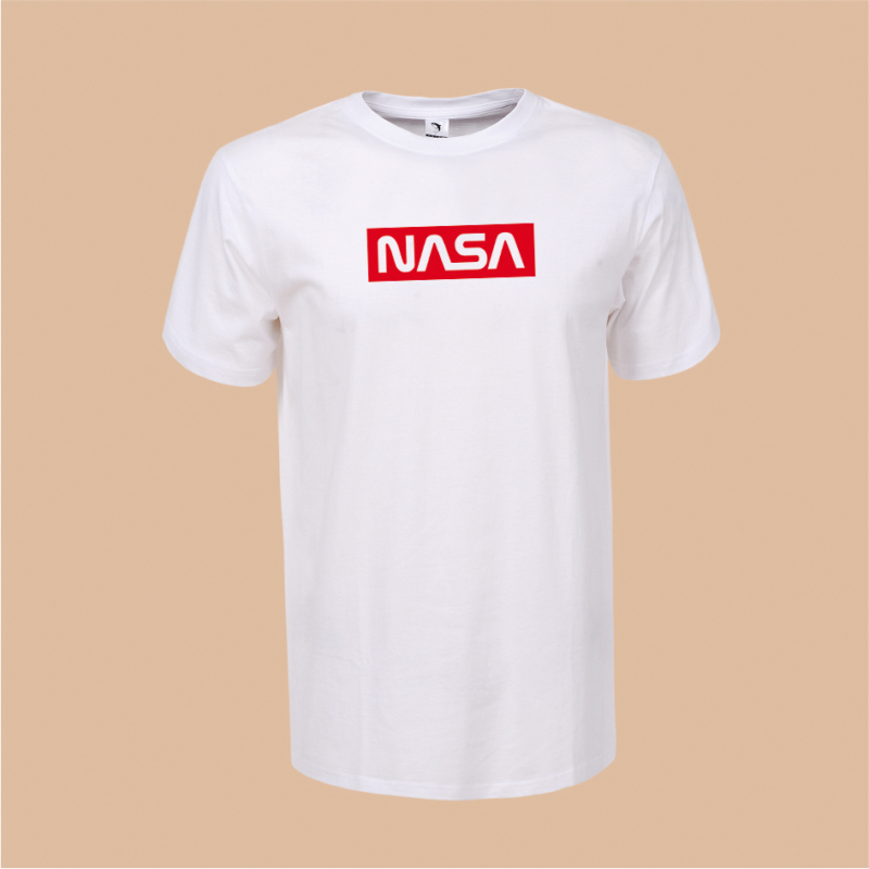 Super NASA | grafikás férfi pamutpóló