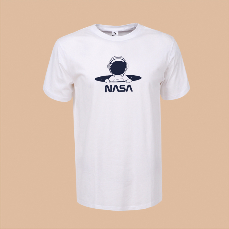 Astra in NASA | grafikás férfi pamutpóló