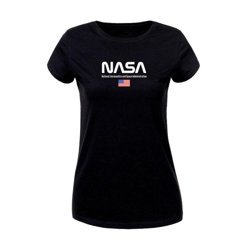 NASA & USA | grafikás női pamutpóló