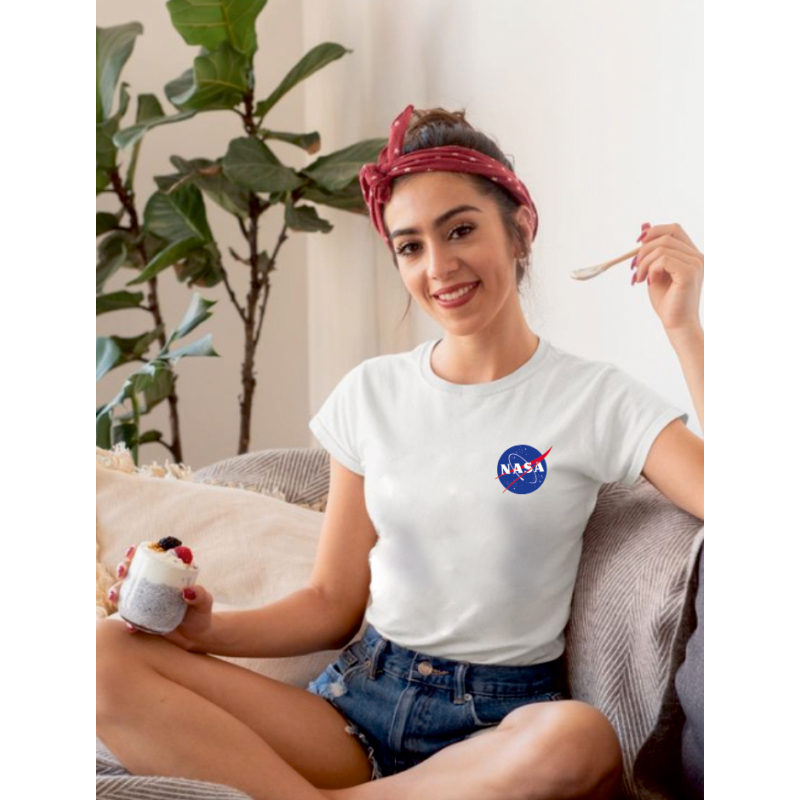 NASA galaxy | grafikás női pamutpóló