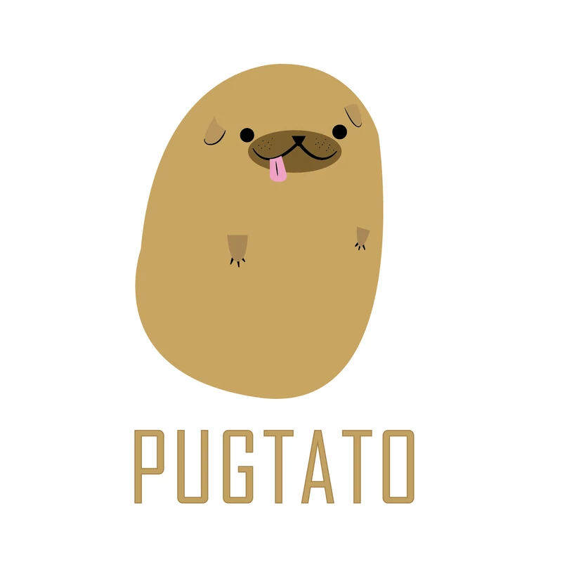 Pugtato | grafikás fiú pamut póló