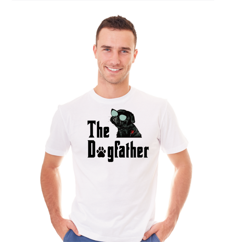The dog father | grafikás férfi pamutpóló