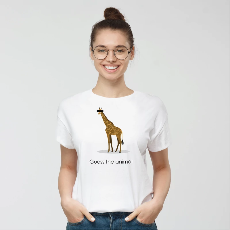 Guess the animal | női pamutpóló