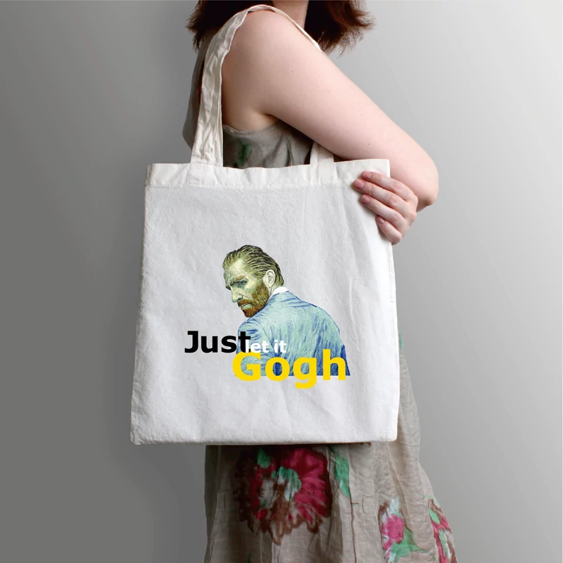 Just let it Gogh | grafikás Van Gogh vászontáska