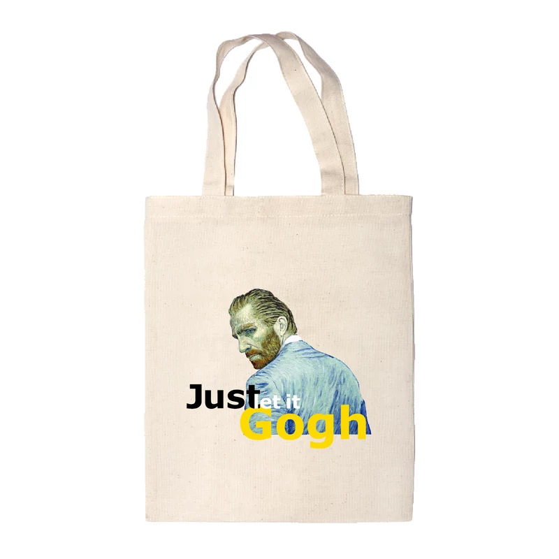 Just let it Gogh | grafikás Van Gogh vászontáska