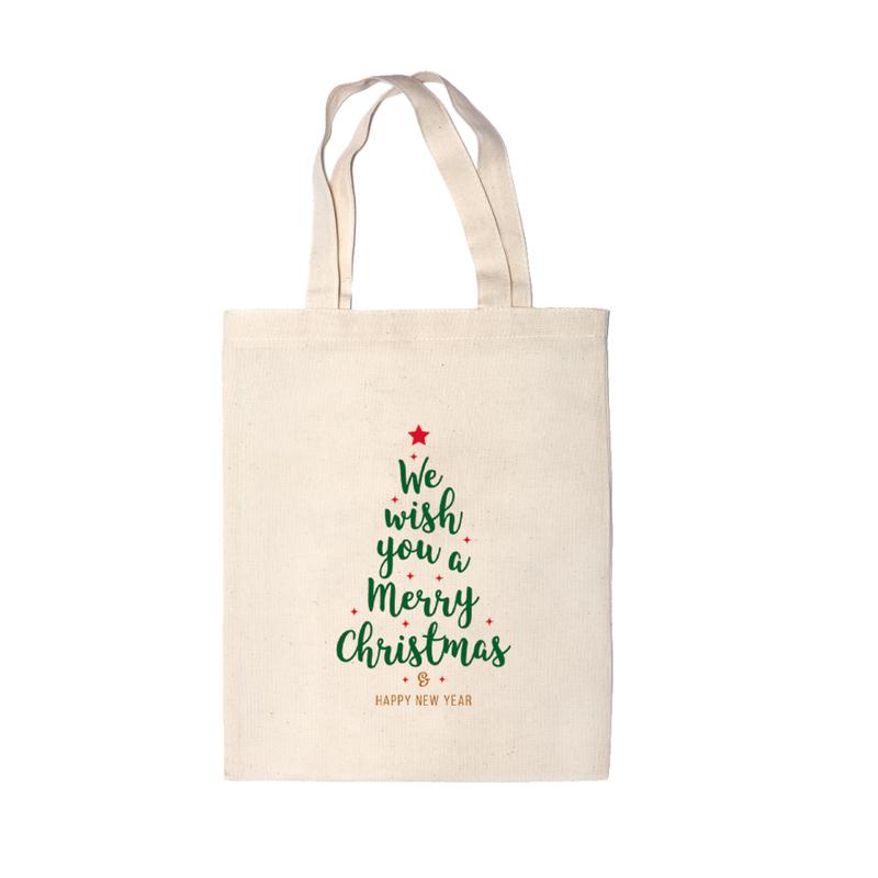 We wish you a Merry Christmas | grafikás vászontáska