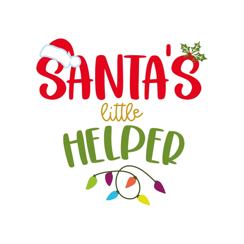 Santa's little helper | grafikás fiú pamut póló