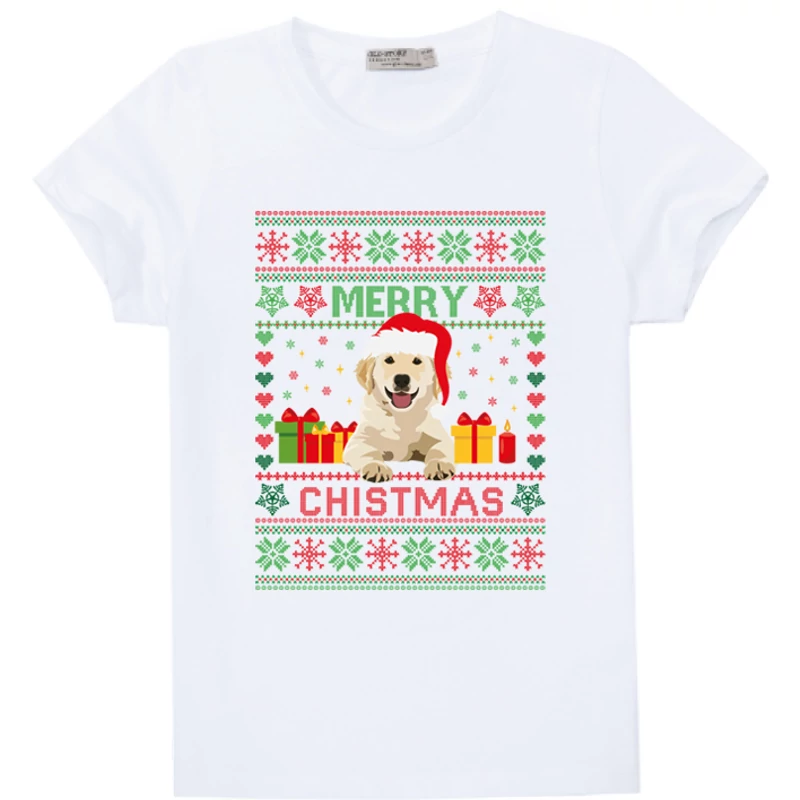 Golden Christmas | grafikás férfi pamutpóló