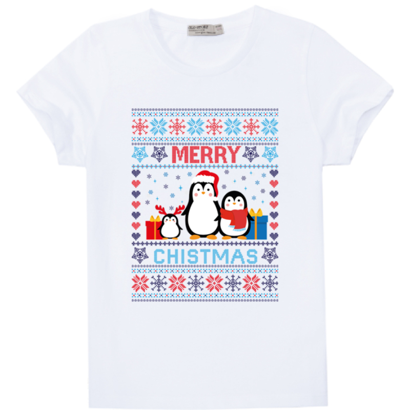 Pingvin család | grafikás fiú pamut póló