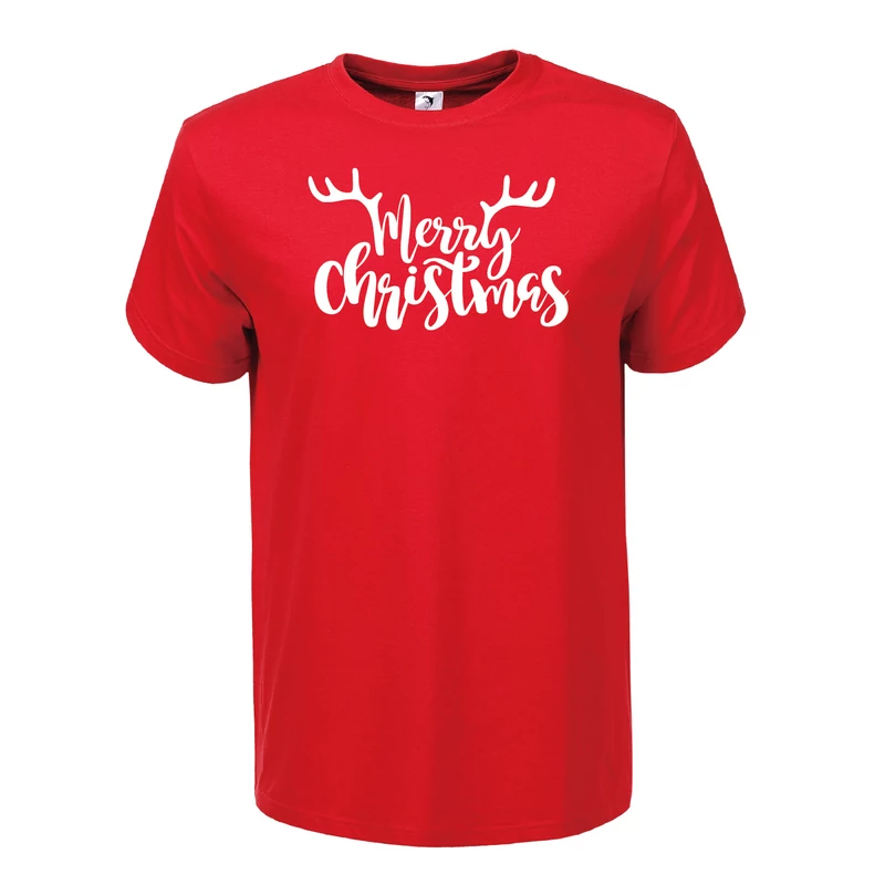 Merry Christmas  | grafikás férfi pamutpóló