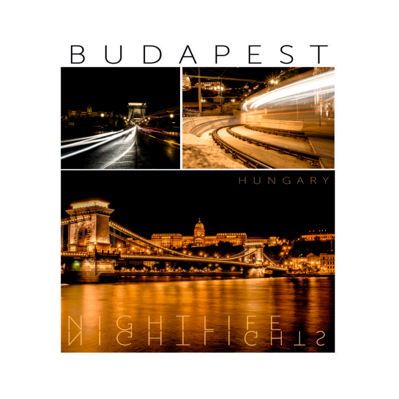 Budapest View| Budapest grafikás férfi póló