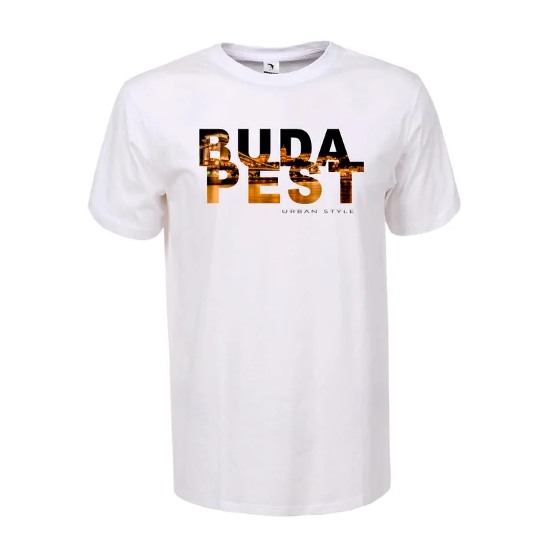 Budapest Éjszaka | Budapest grafikás férfi póló