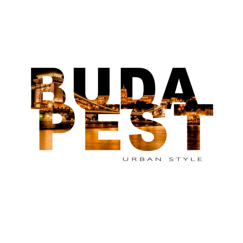 Budapest Éjszaka | Budapest grafikás férfi póló