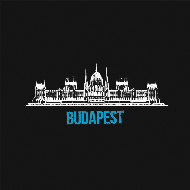 Parlament 3  | Budapest grafikás férfi póló