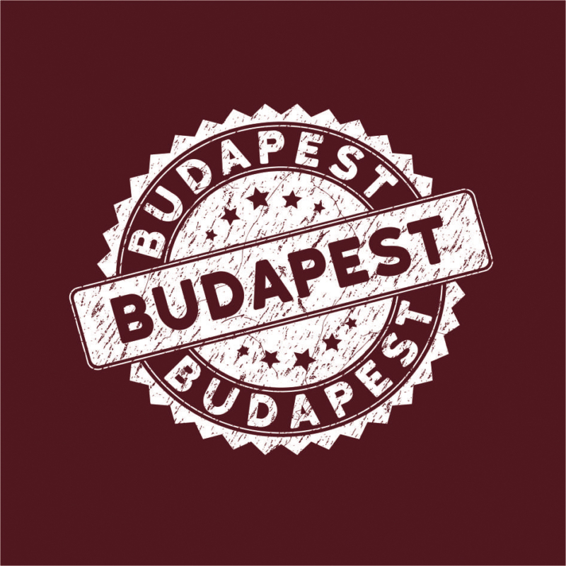 Stamp | Budapest grafikás férfi póló