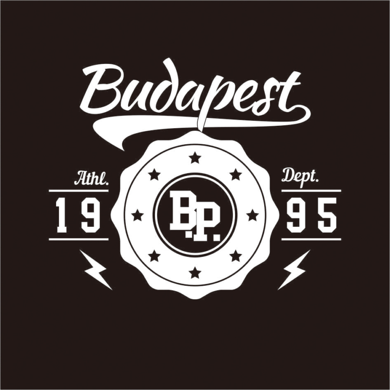 BP 1995 | Budapest grafikás férfi póló