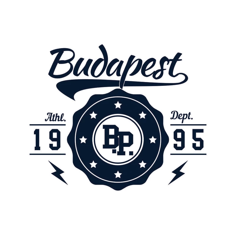BP 1995 | Budapest grafikás férfi póló