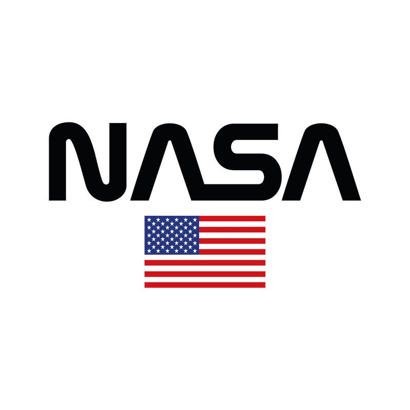 NASA & USA FLAG | grafikás fiú pamut póló