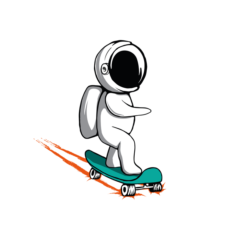 SKATING ASTRA | grafikás fiú pamut póló