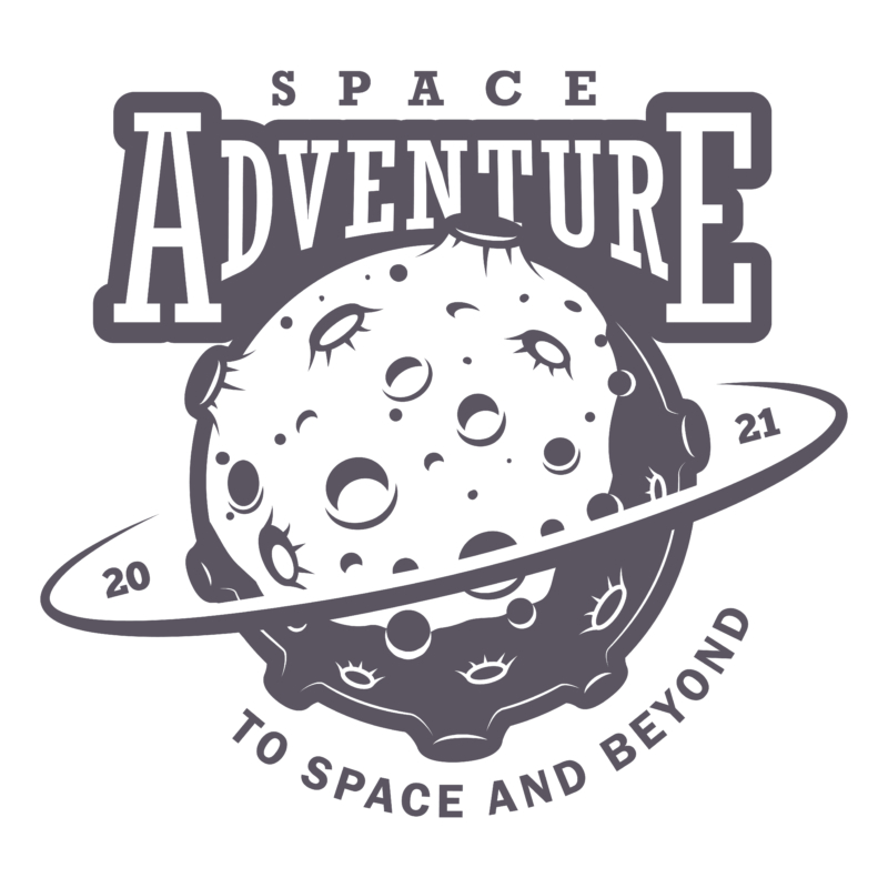 Space Adventure | grafikás női pamutpóló