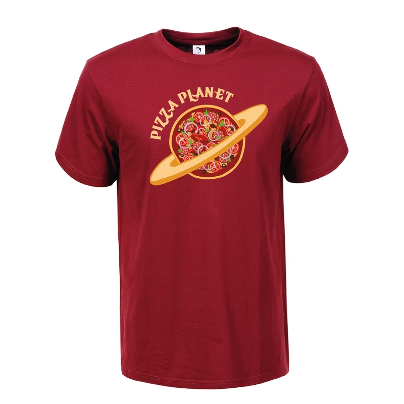 Pizza planet | grafikás férfi pamutpóló