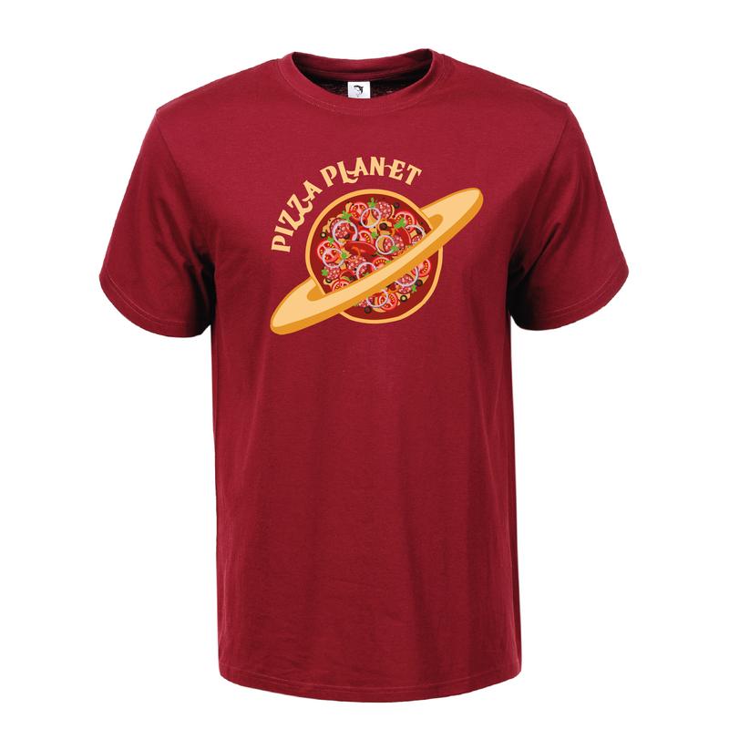 Pizza planet | grafikás férfi pamutpóló