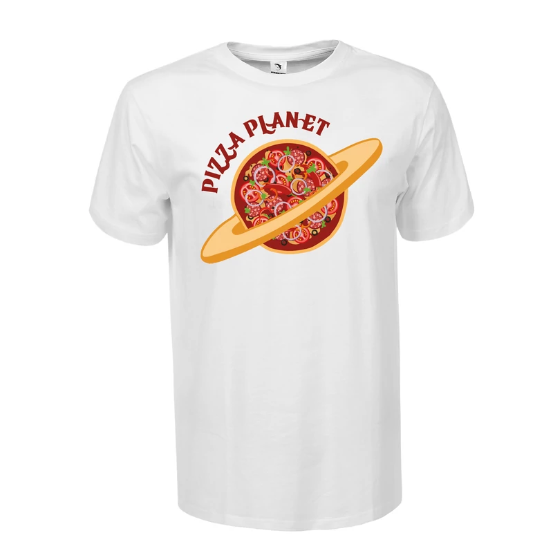 Pizza planet | grafikás férfi pamutpóló