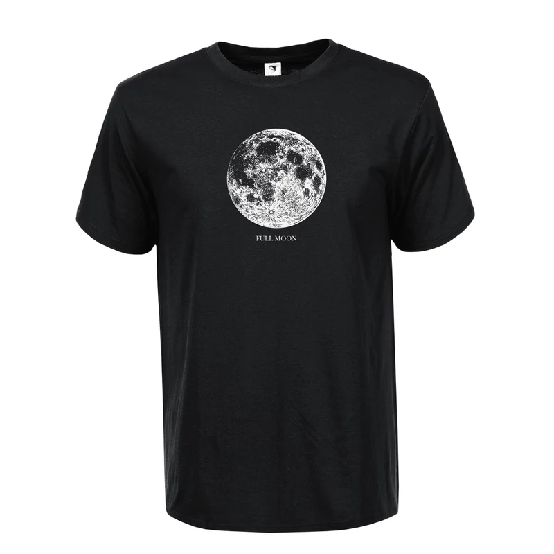 Full Moon  | grafikás férfi pamutpóló