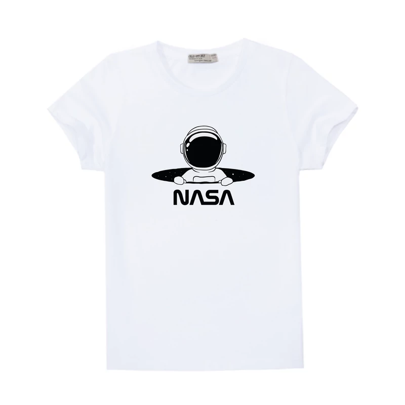ASTRA IN NASA | grafikás lány pamutpóló