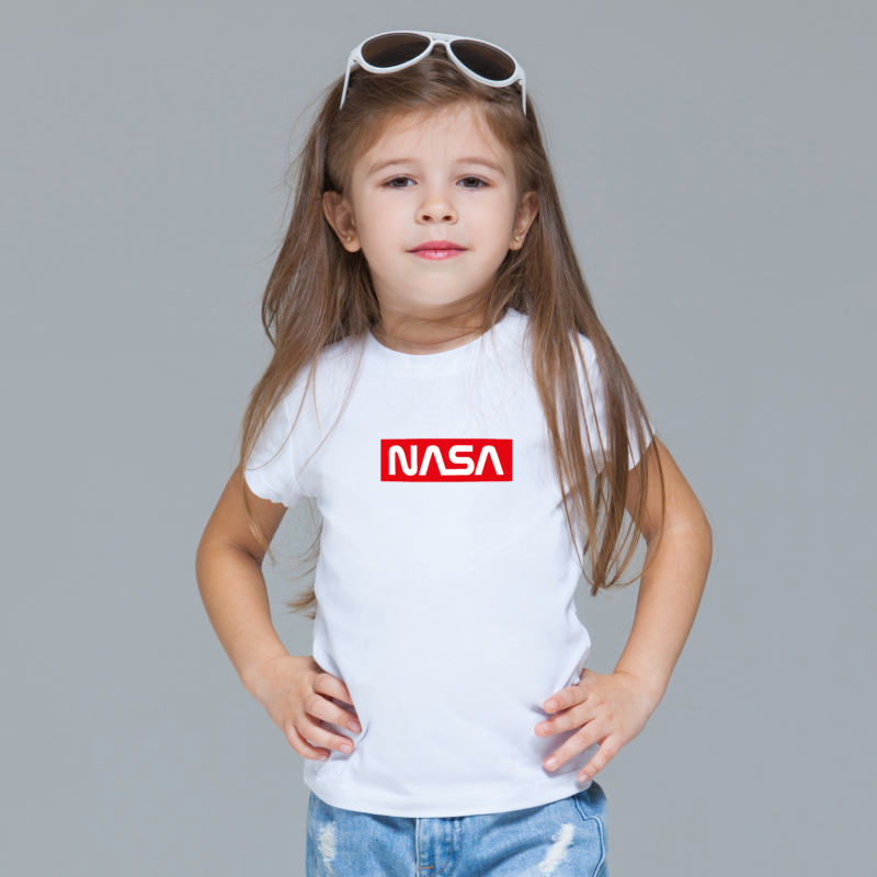 SUPER NASA | grafikás lány pamutpóló